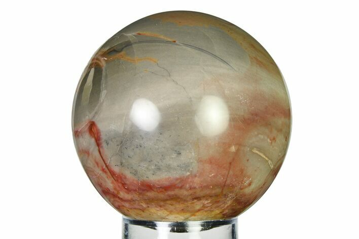 Polished Polychrome Jasper Sphere - Madagascar #337243